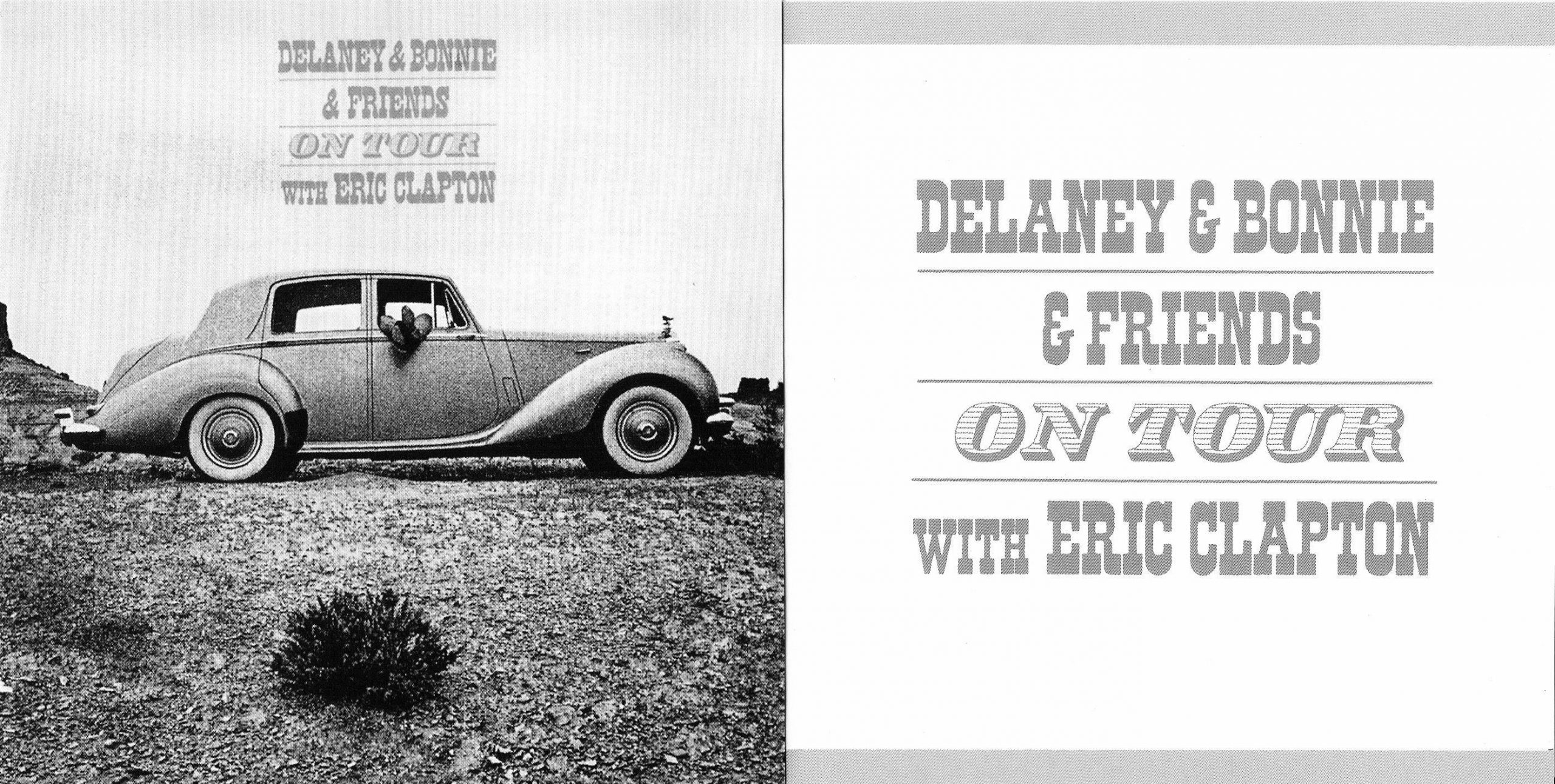 1970er Albumcover: "Delaney & Bonnie & Friends On Tour with Eric Clapton"