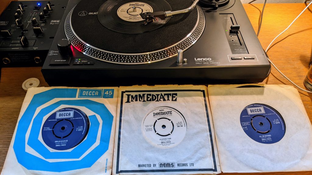 Vier Hit Singles der Small Faces aus den Jahren 1965 - 1968